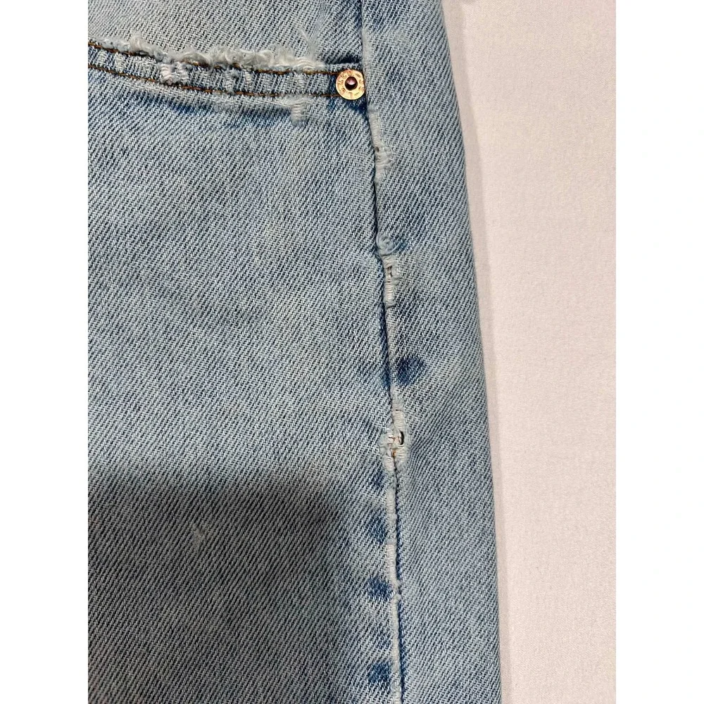 Vintage Levis 550 Orange Tab Relaxed Fit Light Wash Distressed Jeans W34 L32